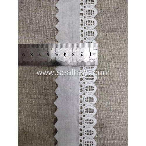 Newest Swiss Hot Sell Cotton Chemical Lace Trim